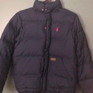 Navy Blue Ralph Lauren Polo winter coat